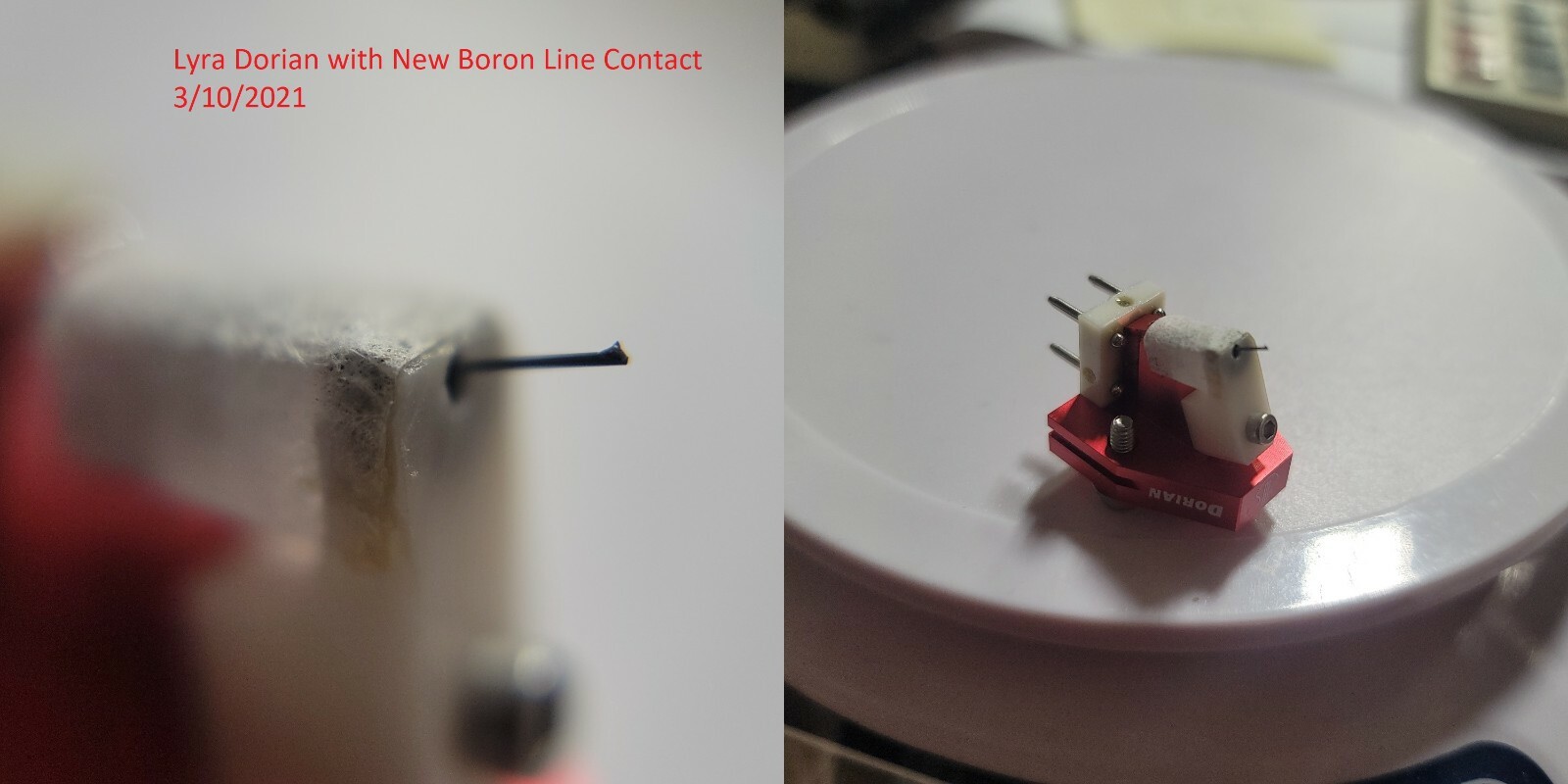 Lyra Moving Coil MC Cartridge Specialized Retipping Service. Boron Line Contact