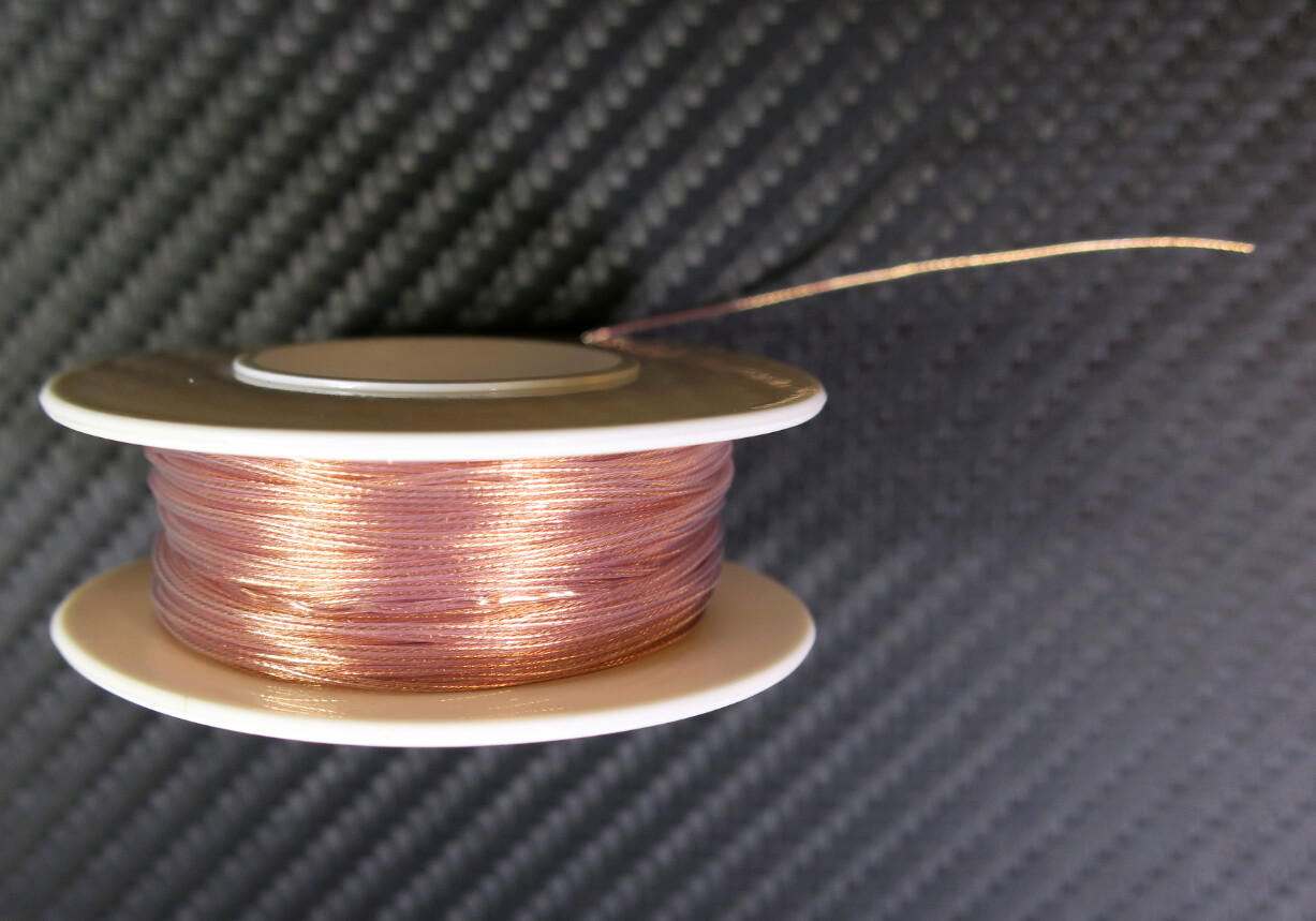 100cm FURUKAWA 30AWG 5N PERFECT CRYSTAL OCC (PCOCC) Wire Litz Tonearm Rewire –