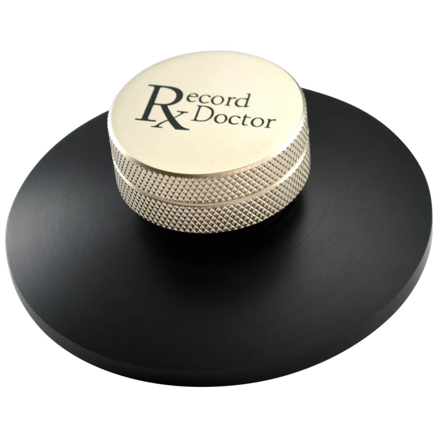 Stylish Black Silver Record Clamp for Turntables