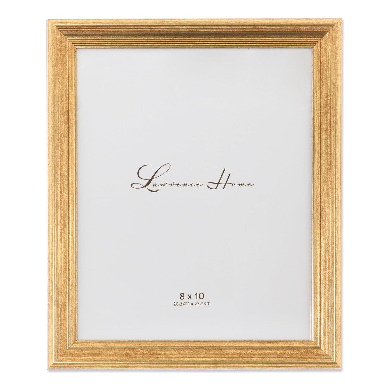 Lawrence Frames 536280 Sutter Gold 8×10 Picture Frame 8 x 10 inches,