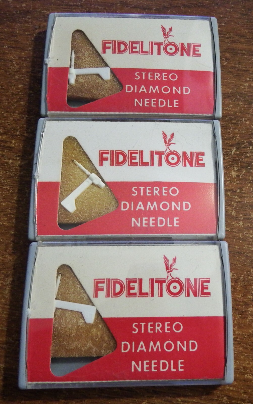 3 Fidelitone Stereo Diamond Needles Astatic 140D AC-350DS NEW!