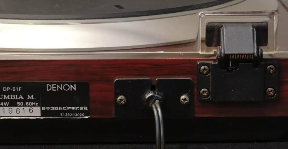 2x DENON DP 51 F DP-51F DP-51 F – Turntable Dust Cover Hinge Hinges LID