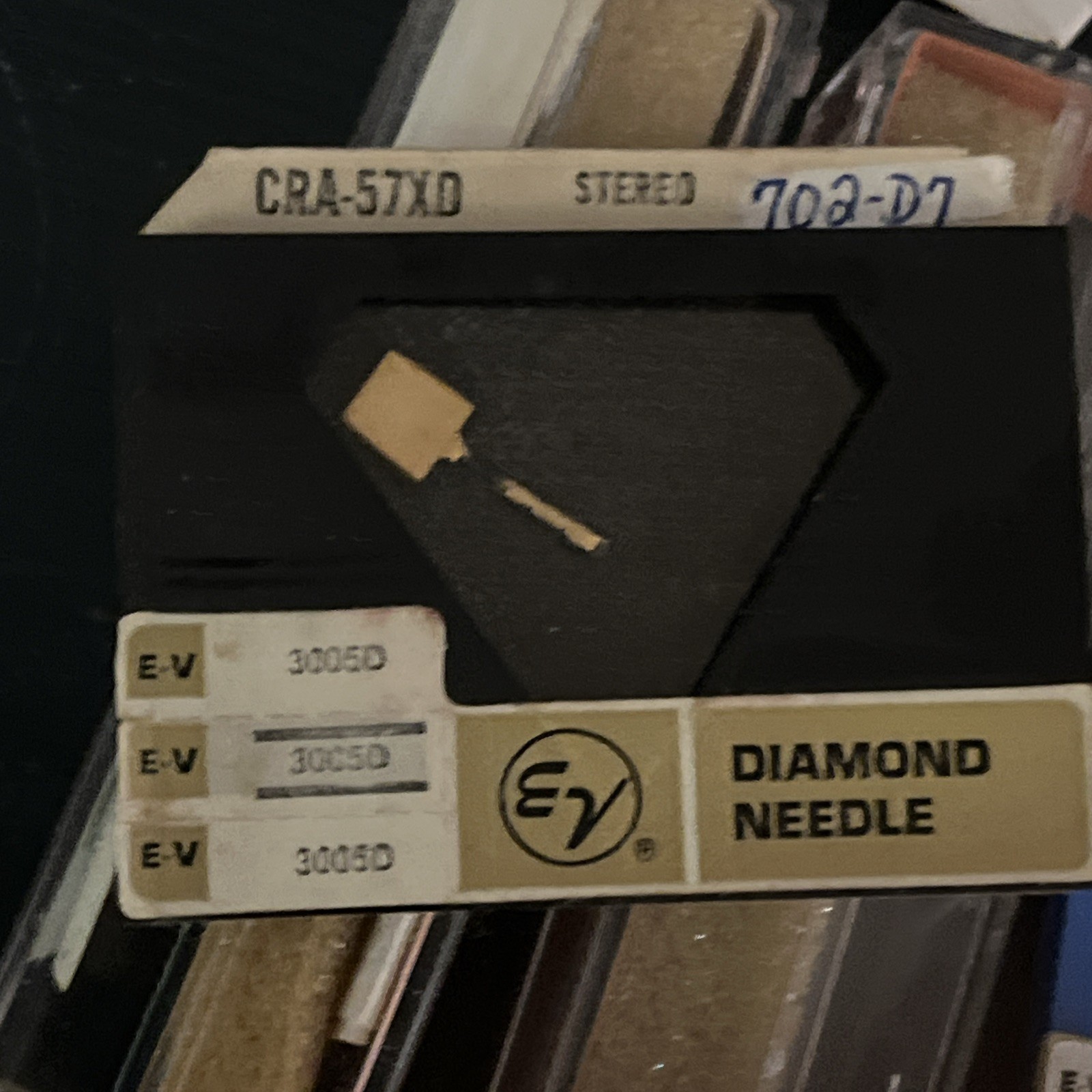 Diamond Stereo NEEDLE EV 3005D for Ronette BF-40 D1-075, PE90M N601-7d 702-D7