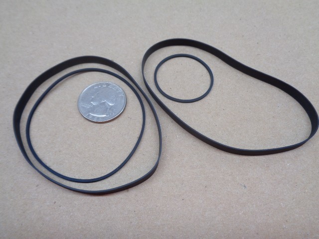 13 INCH TURNTABLE BELT 4 MM WIDE! RECORD PLAYER 8 TRACK TAPE DECK NEW QNTY 3!