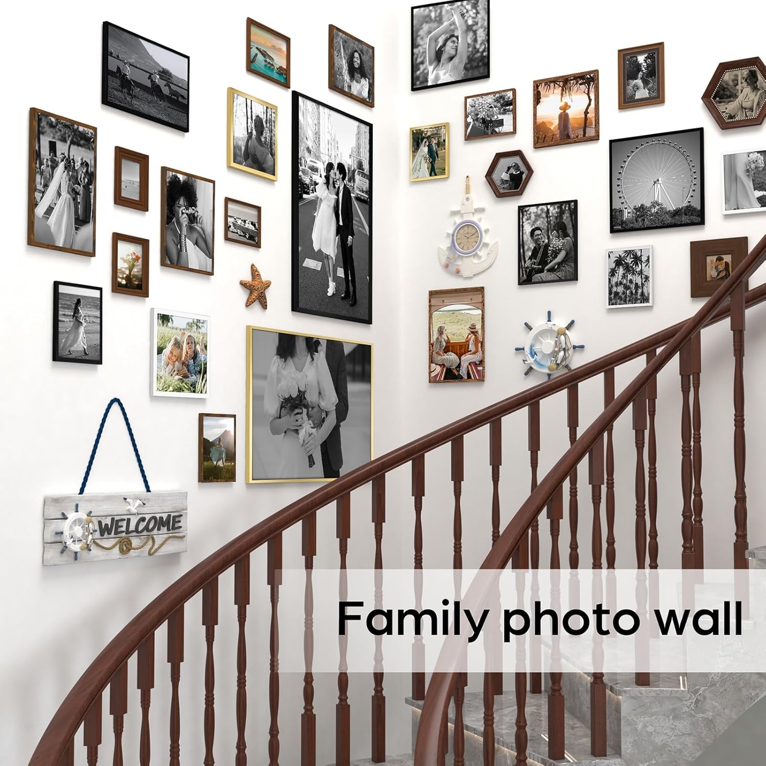 Giftgarden Black 8×10 Picture Frame Bulk, Multi 8 x 10 Photo 8×10,