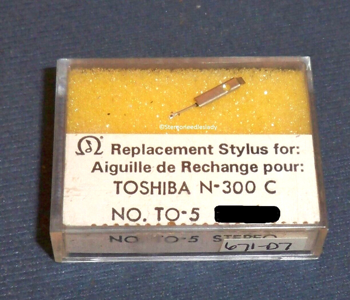 OMEGA for 671-D7 NEEDLE STYLUS for Toshiba N-300C N300C C-300F C300F