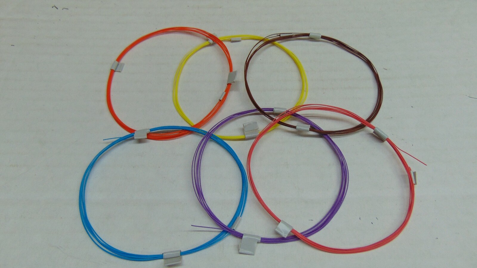 24 feet 34 AWG Silver Plated Copper PTFE Wire 6 Color assortment SPC Tonearm