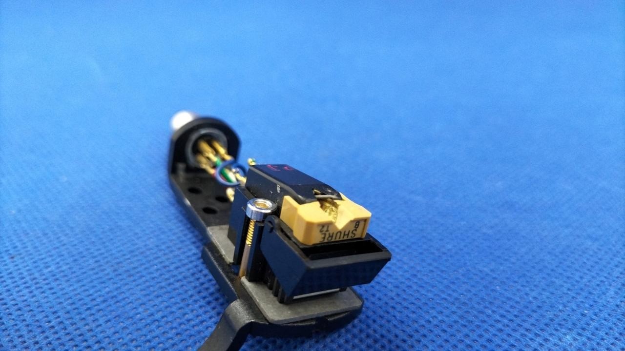 SHURE M75ED TYPE 2 CARTRIDGE WITH HEADSHELL NO STYLUS NEEDLE