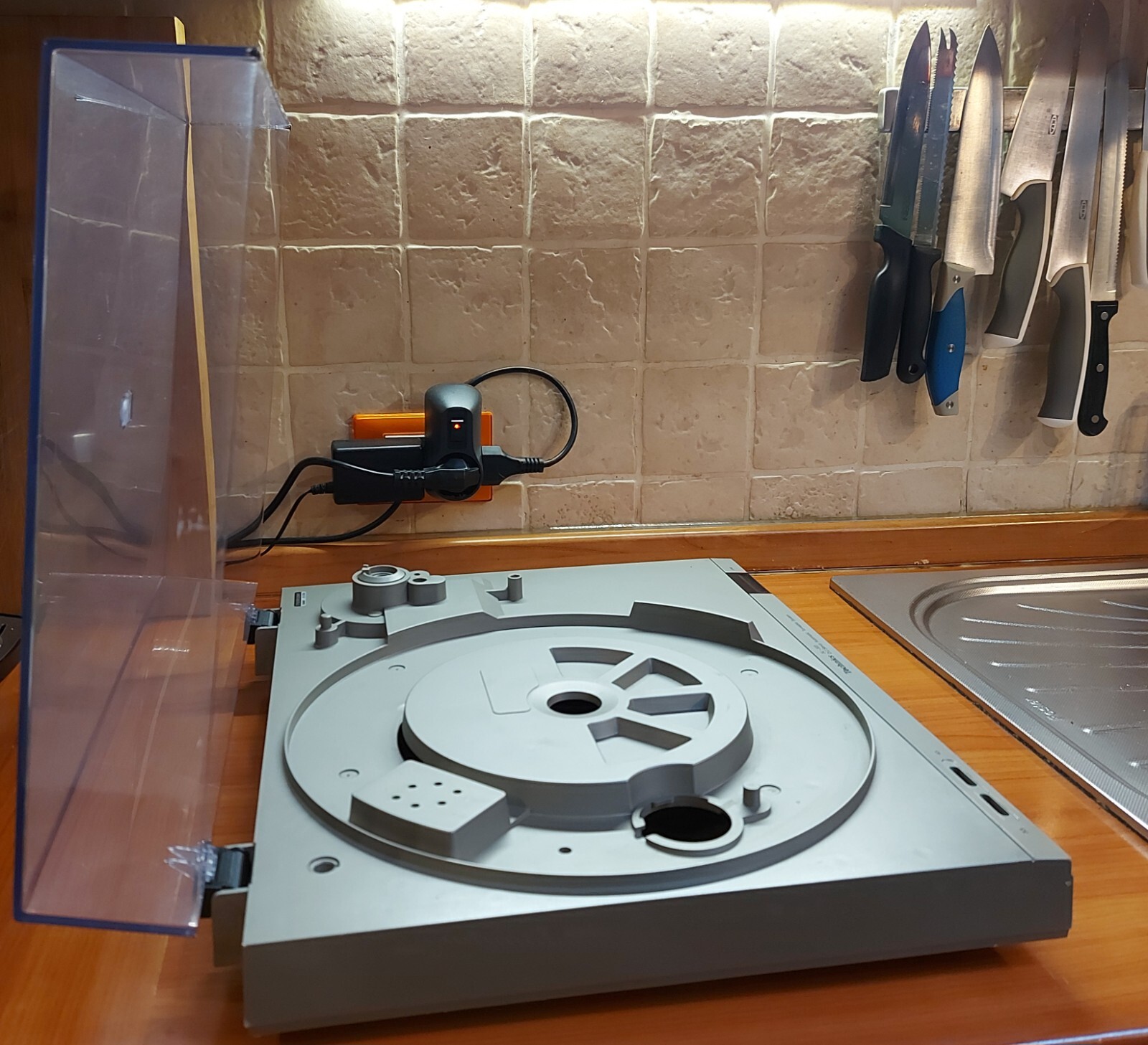 2x HINGE HINGES TURNTABLE DUST COVER PANASONIC SL-H303 SL-H304 – 3D STAMP