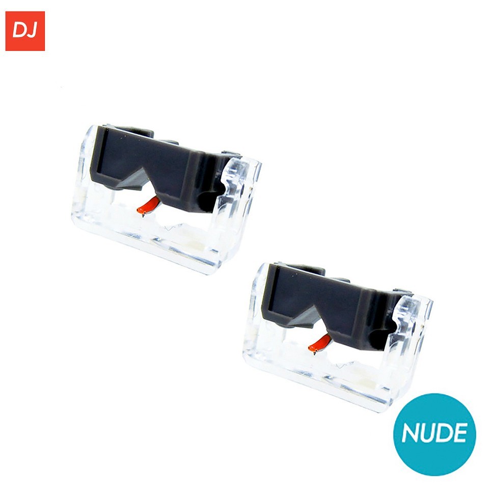 Jico – N-44G DJ IMP NUDE Replacement Stylus (1 Pair) Dark Grey