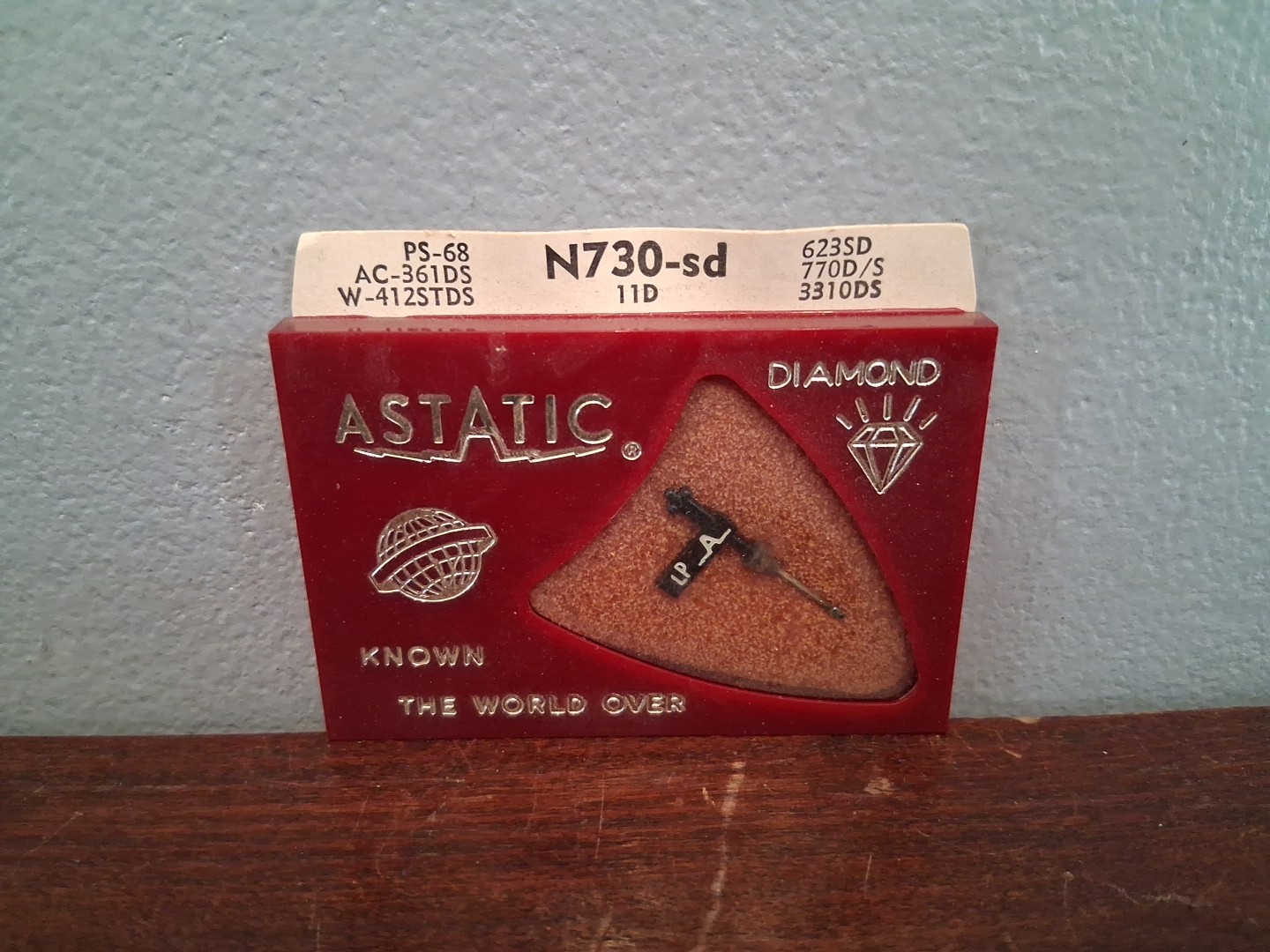 NOS Vintage Astatic Diamond Phonograph Record Album Player Stylus Needle N730-sd