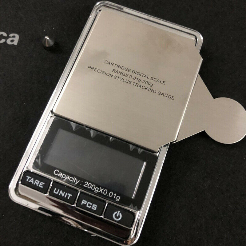 Precision Digital Stylus Needle Pressure Gauge Scale for LP Vinyl Record Player