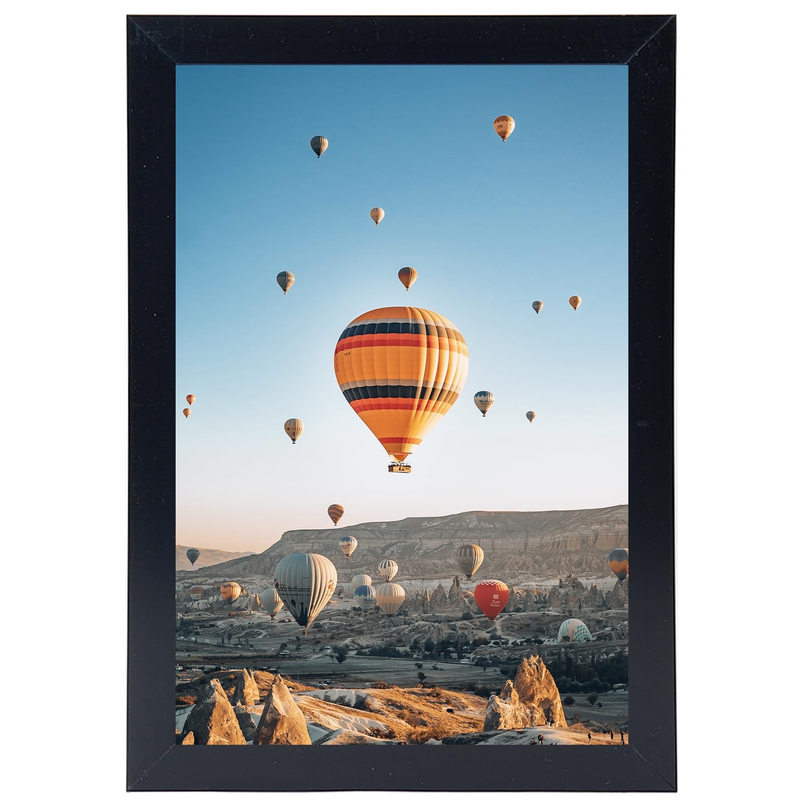 JCJMY 6×9 Picture Frame Black for Wall Hanging or Tabletop- inch,
