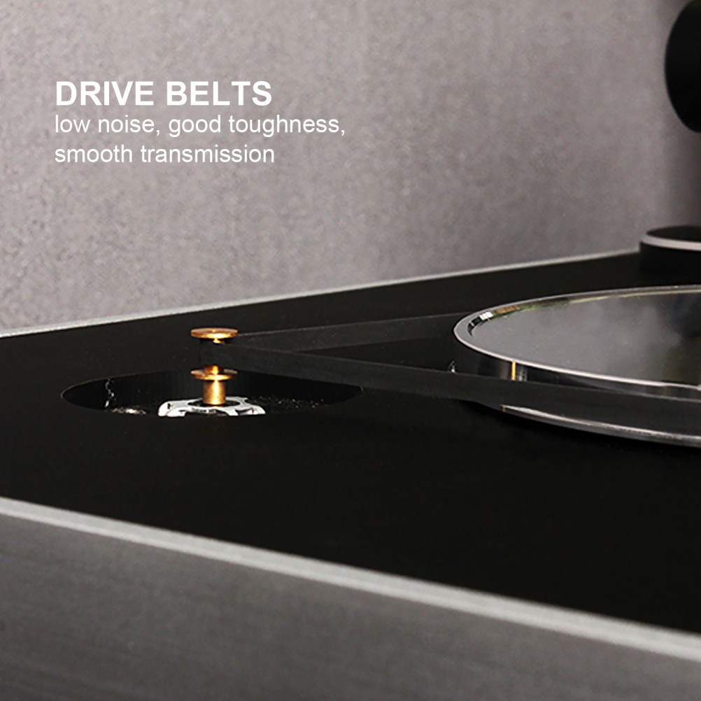 3PCS Turntable Belt for Belt-Driven Turntable Cassette Tape Machine Drive Belt