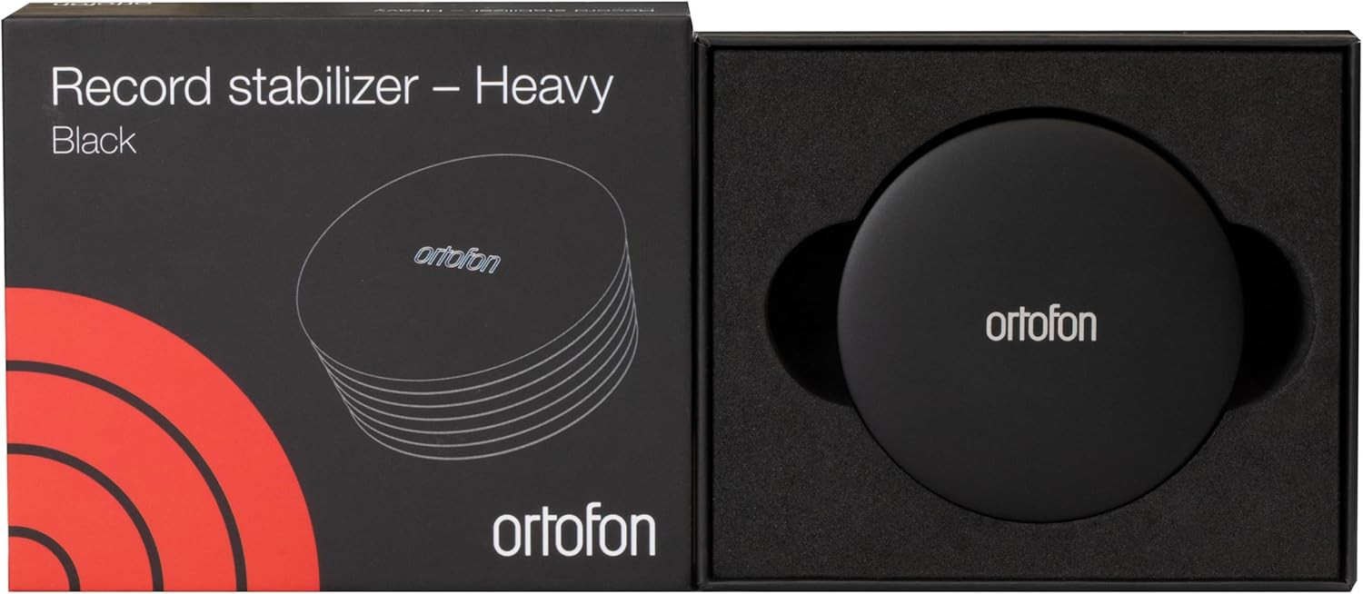 Ortofon Record Stabilizer Turntable Supported Weight Heavy Black 350g Genuine