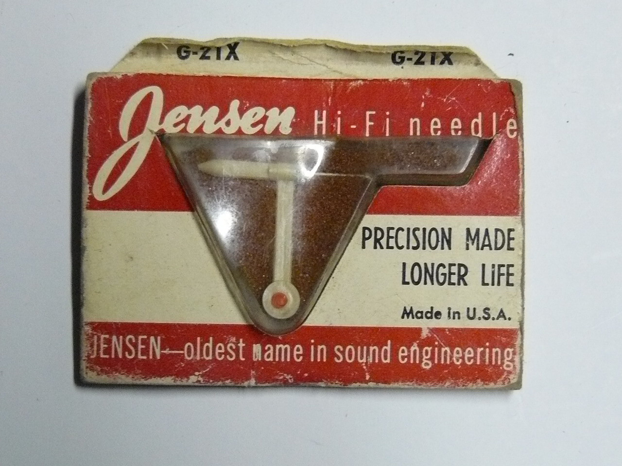 Jensen G-21X Replacement Synthetic Sapphire Stylus – New Old Stock