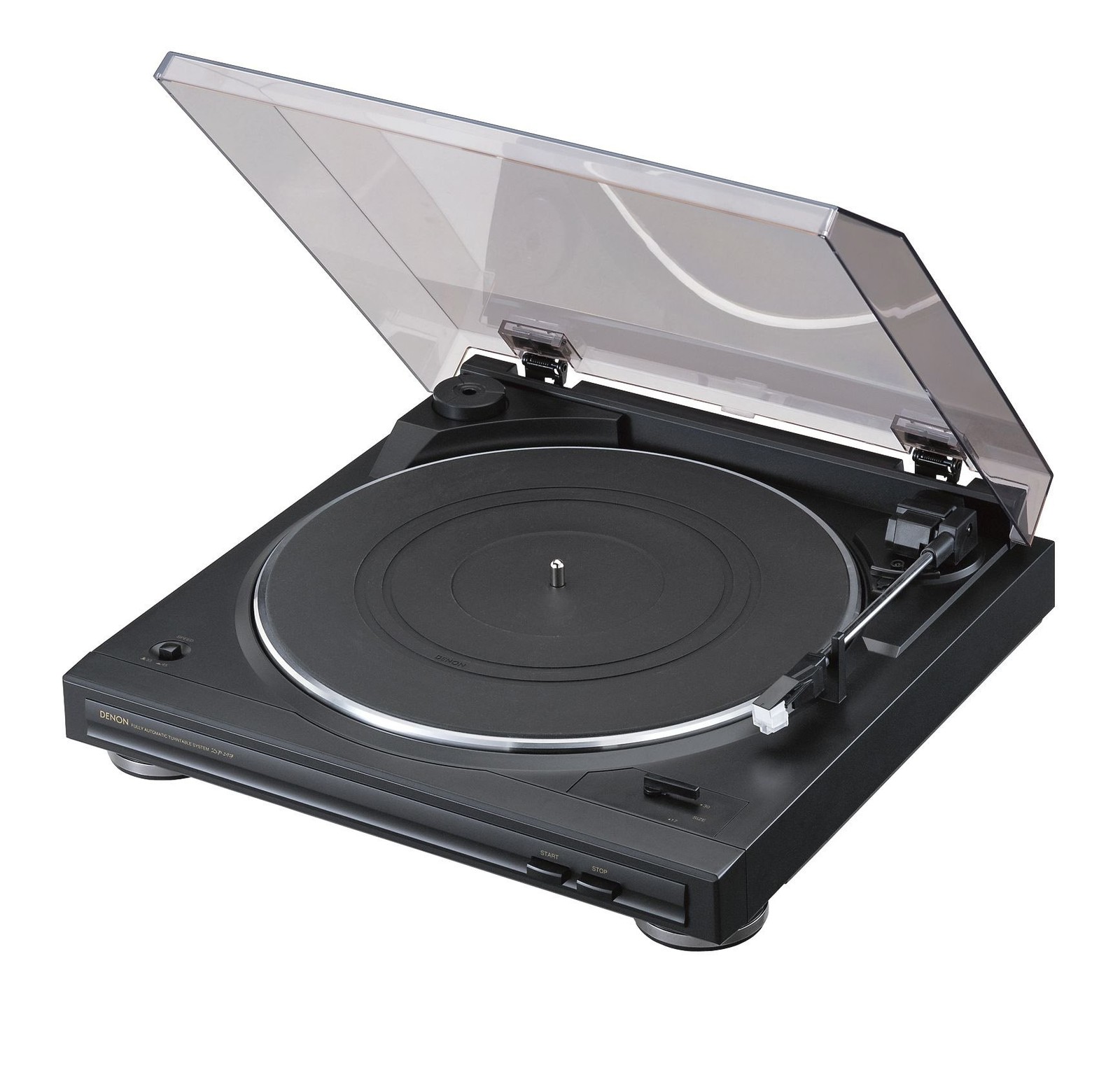 Denon DP-29F Fully Automatic Analog Turntable with Phono EQ Black