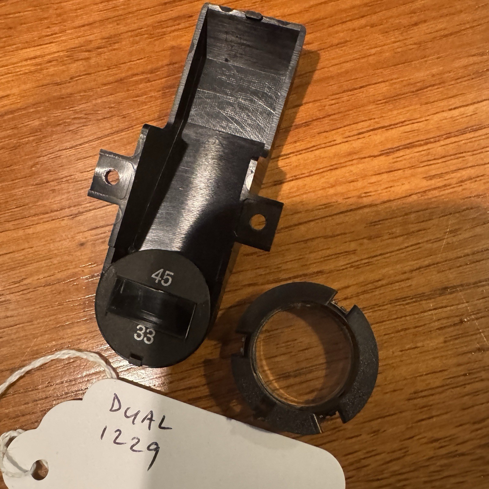 UNITED AUDIO ORIGINAL STROBE LENS WITH BRACKET FOR DUAL 1229-EXCELLENT CONDITION