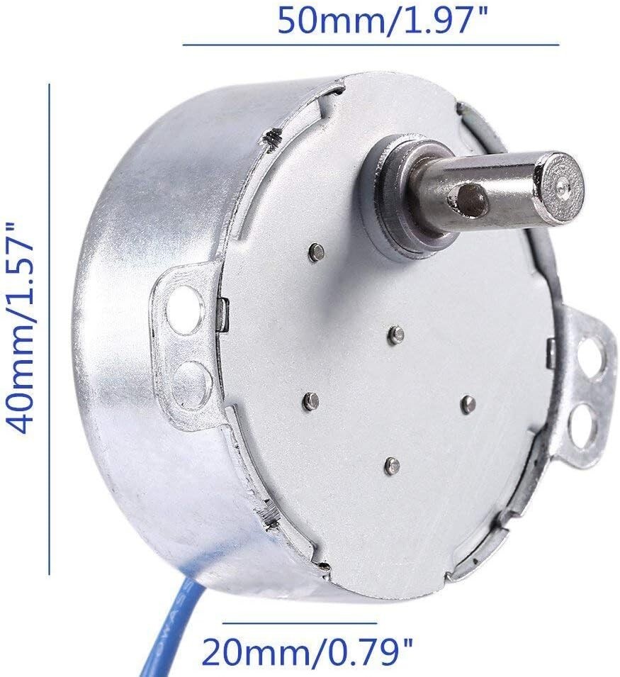 4PC 4W Synchronous Motor with Flexible Connector for School Projects & Crafts