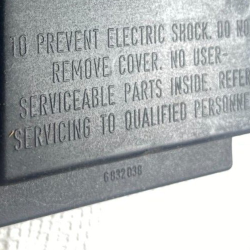 THORENS TD-126 ELECTRONIC PHONOGRAPH PLASTIC COVER FOR FUSE BOARD OR TRANSFORMER