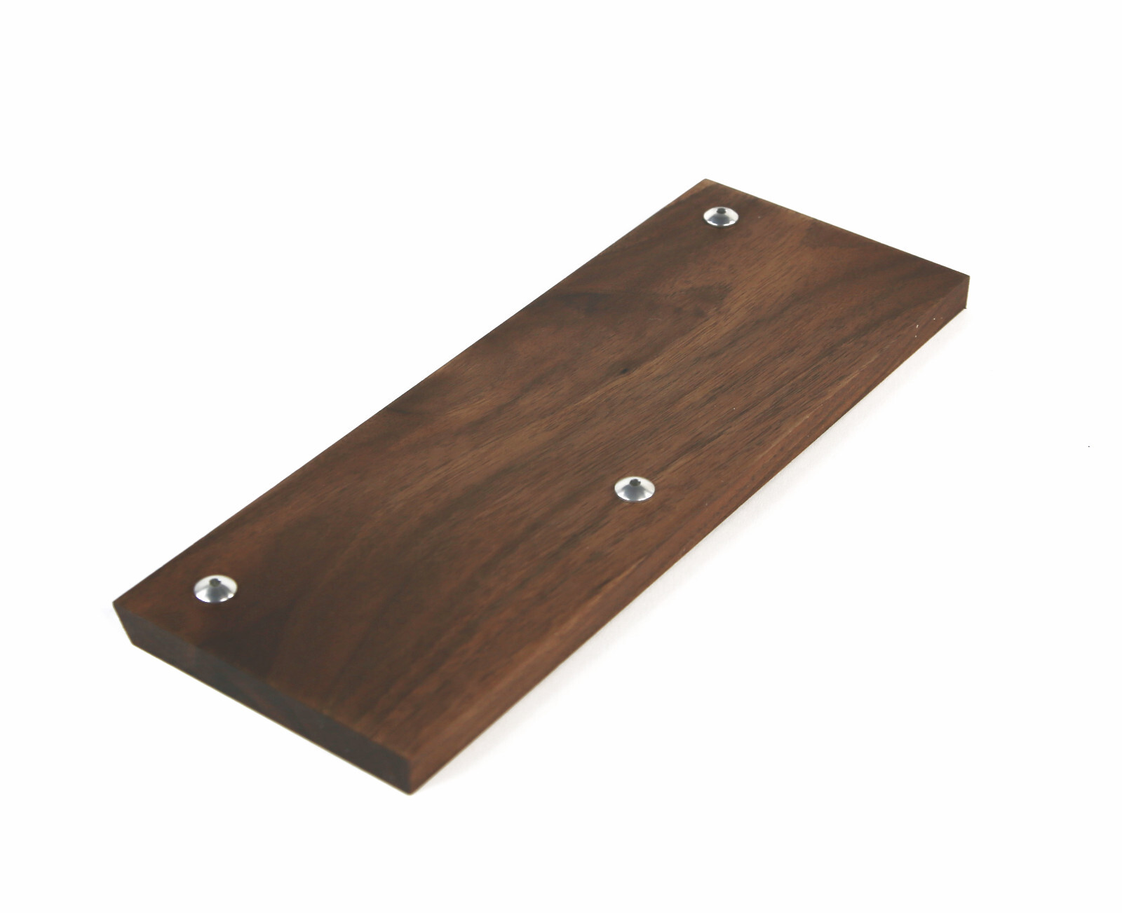 Dark Walnut Tonearm Board For Thorens TD125 & 125 MKII Without Tonearm Drilling
