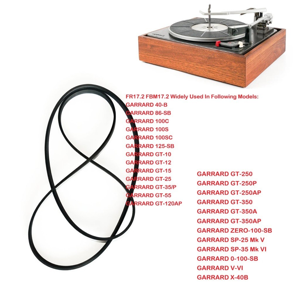 Turntable Drive Belts For GARRARD 100C 100S 100SC Turntable Players Lot of 10pcs