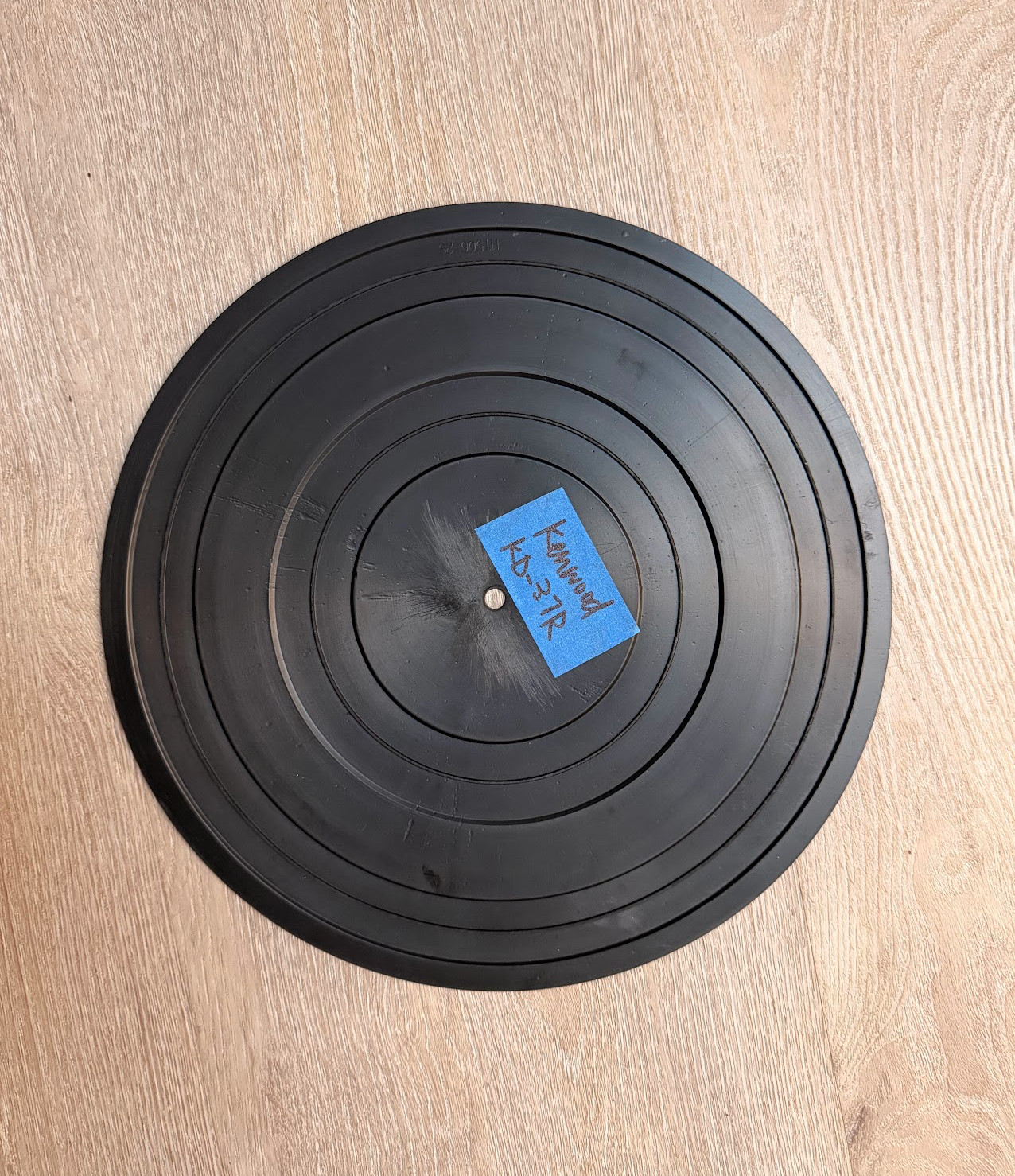 Vtg Genuine Kenwood KD-37R and Others Rubber Platter Mat Pad LP Records 136grams