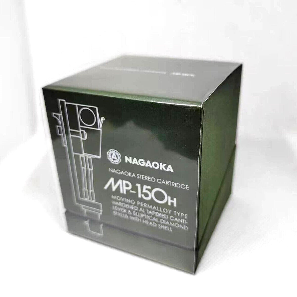 Nagaoka MP-150H MM cartridge mounted with headshell, 100% Brand New from Japan