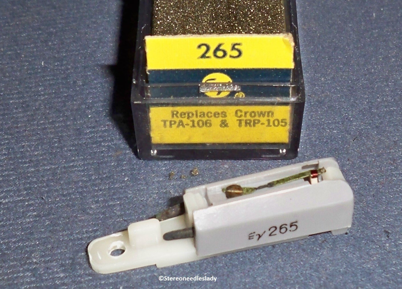 CARTRIDGE NEEDLE Electro-Voice EV 265 for Astatic 639 Crown Foster