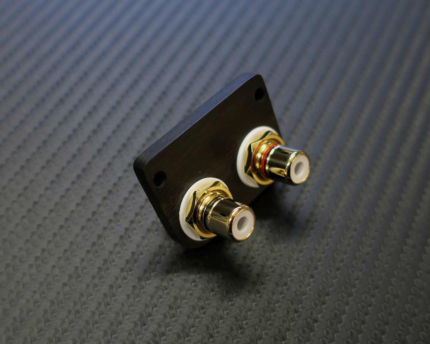 – SME 3009 3012 Tonearm Upgrade Kit RCA Connector Cinch Gold Plated Ebony Wood –