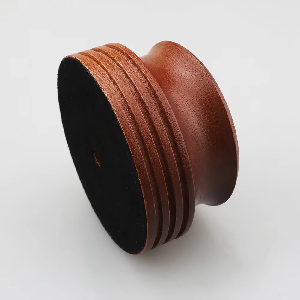 Retro Wooden Disc Balanced Stabilizer Vinyl Turntable Record Weight Clamp5379