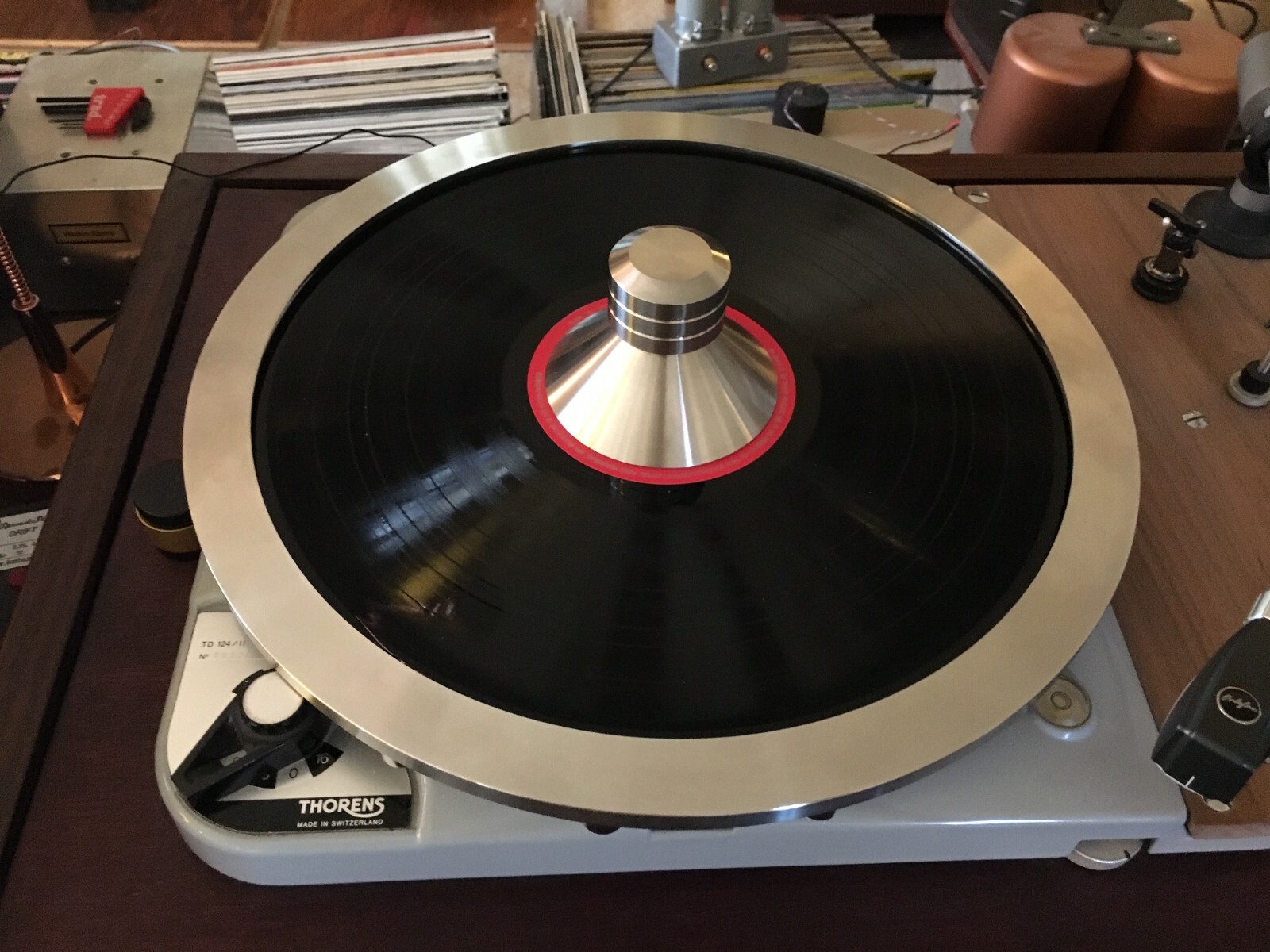 Wayne’s Audio SS-U Turntable Periphery Stabilizing Outer Ring Clamp 4 VPI Clear