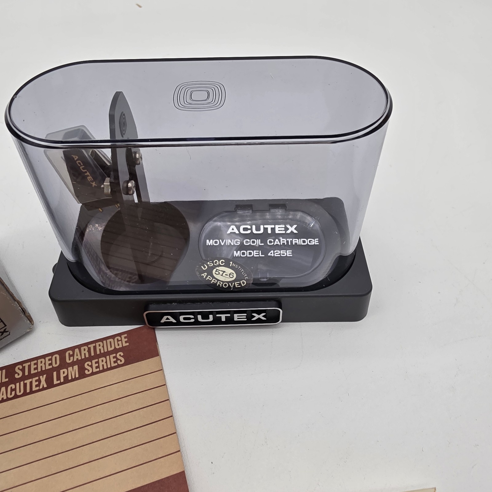 Acutex Model 425E High Output Stereo Cartridge New Old Stock Never Used! Rare!!