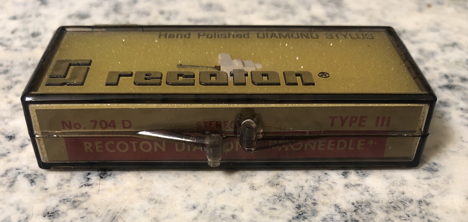 RECOTON 704D Type 3 Hand Polished Diamond Stylus NOS Vintage Replacement Needle