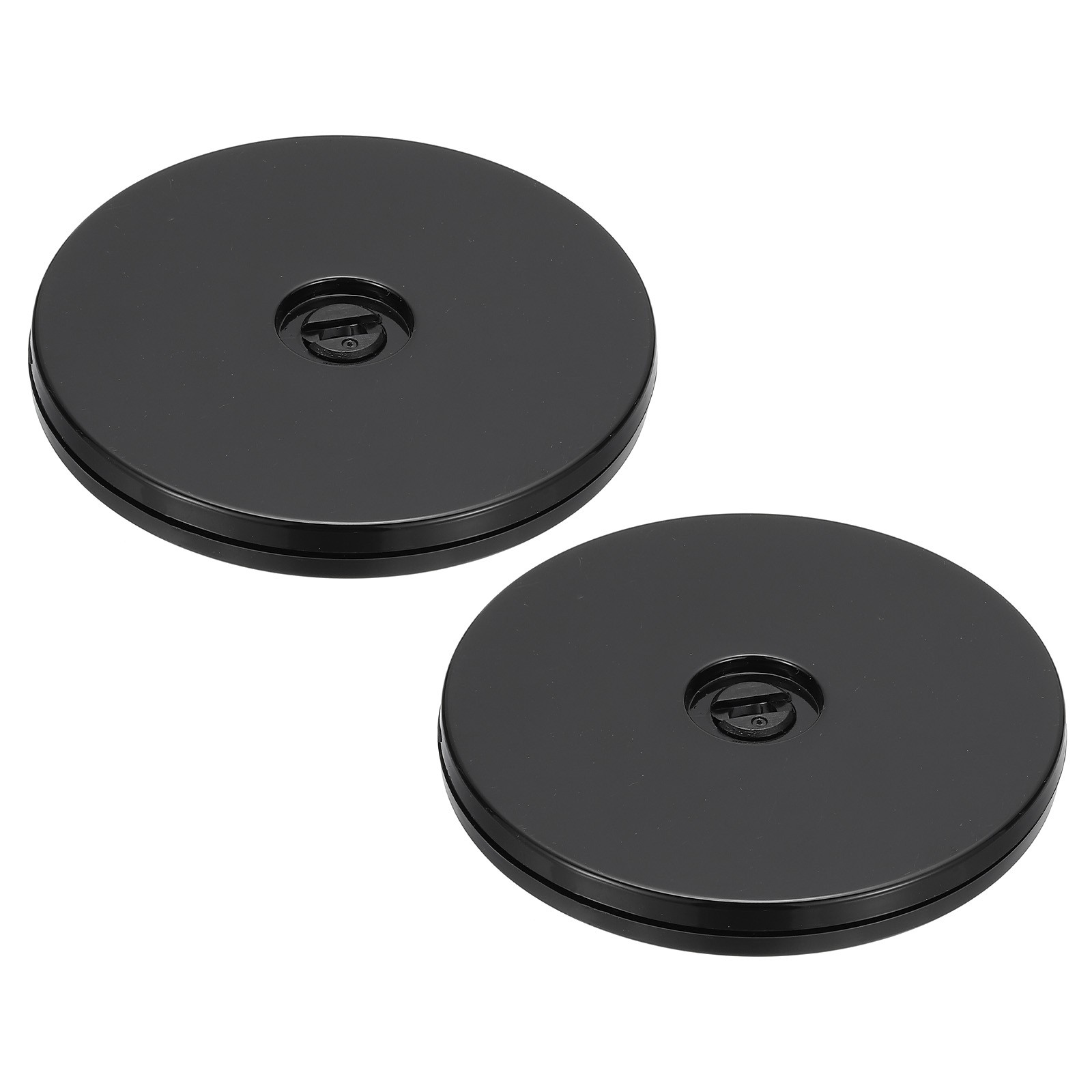 4inch Rotating Swivel Stand Turntable with Steel Ball Bearings, Black 2 Pcs