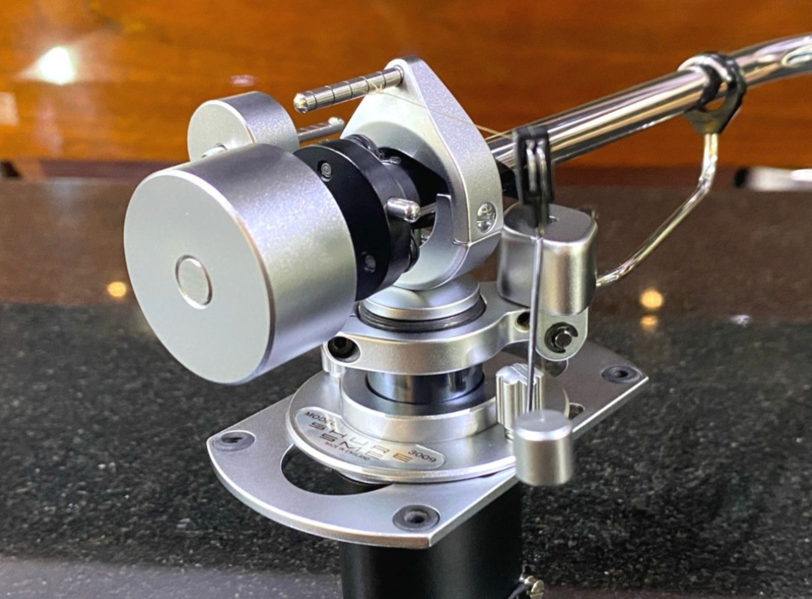 SME SHURE 3009 S2 Improved Tonearm with Main Weight SME Cable Tested From Japan