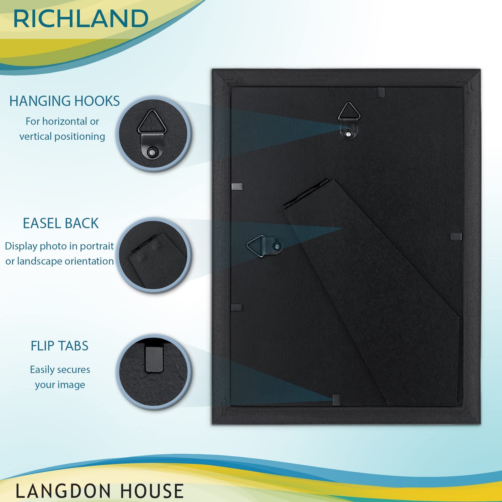 Langdon House 5×7 Silver Picture Frame – Distinguished w/o Mat,