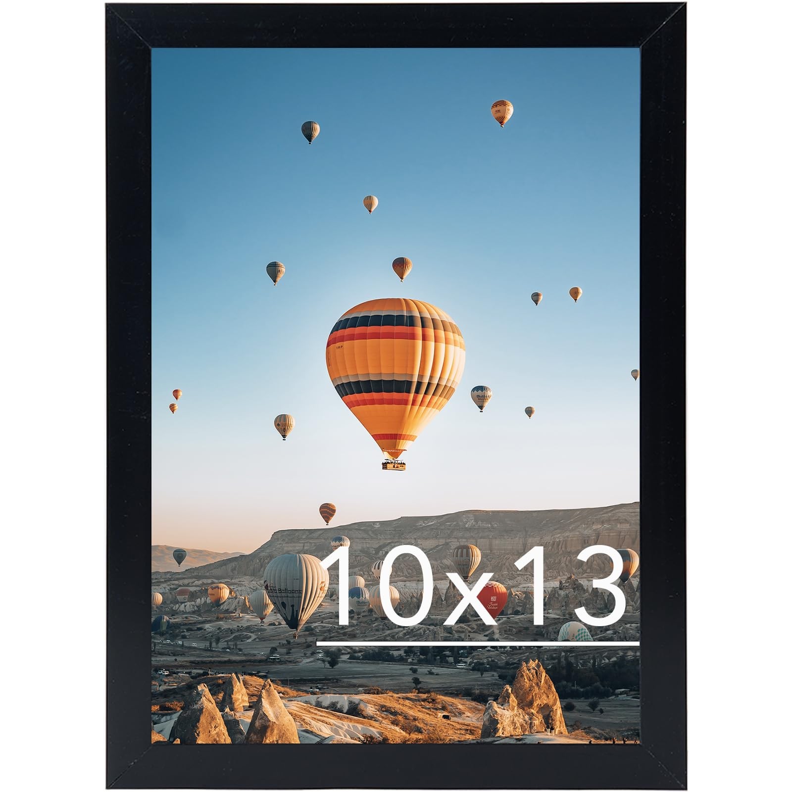 JCJMY 10×13 Picture Frame Black for Wall Hanging, inch,