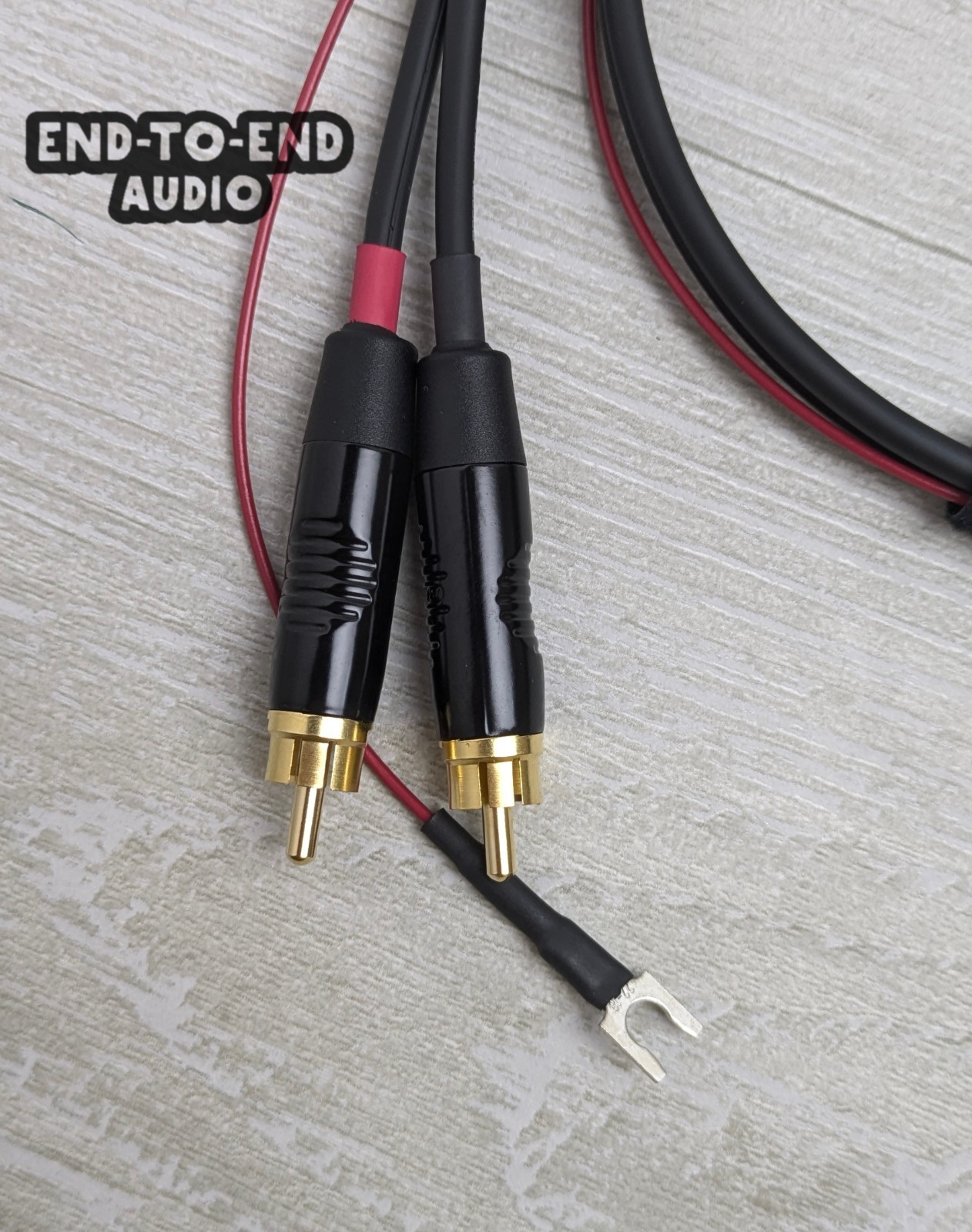 DUAL Turntable Replacement Cable | Mogami Cable | Rean RCA Spade | Restoration