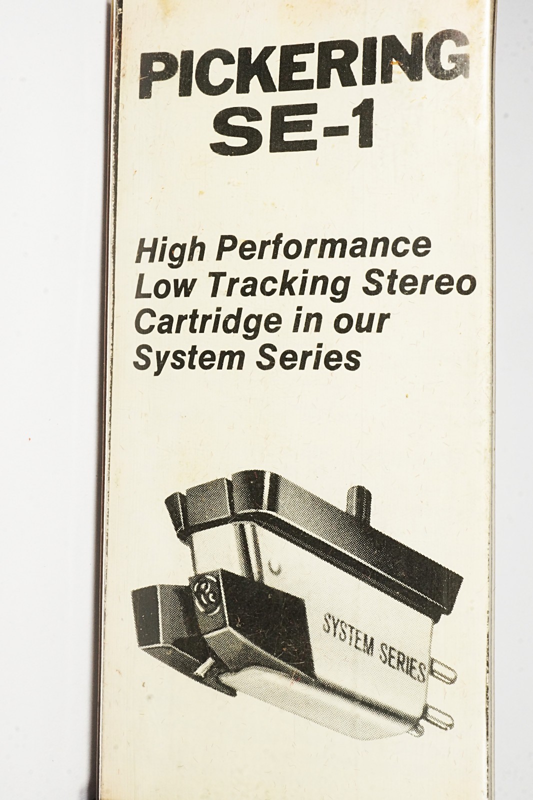 NOS Tested Pickering SE-1 System Series Cartridge w/Original IV AC Needle Stylus