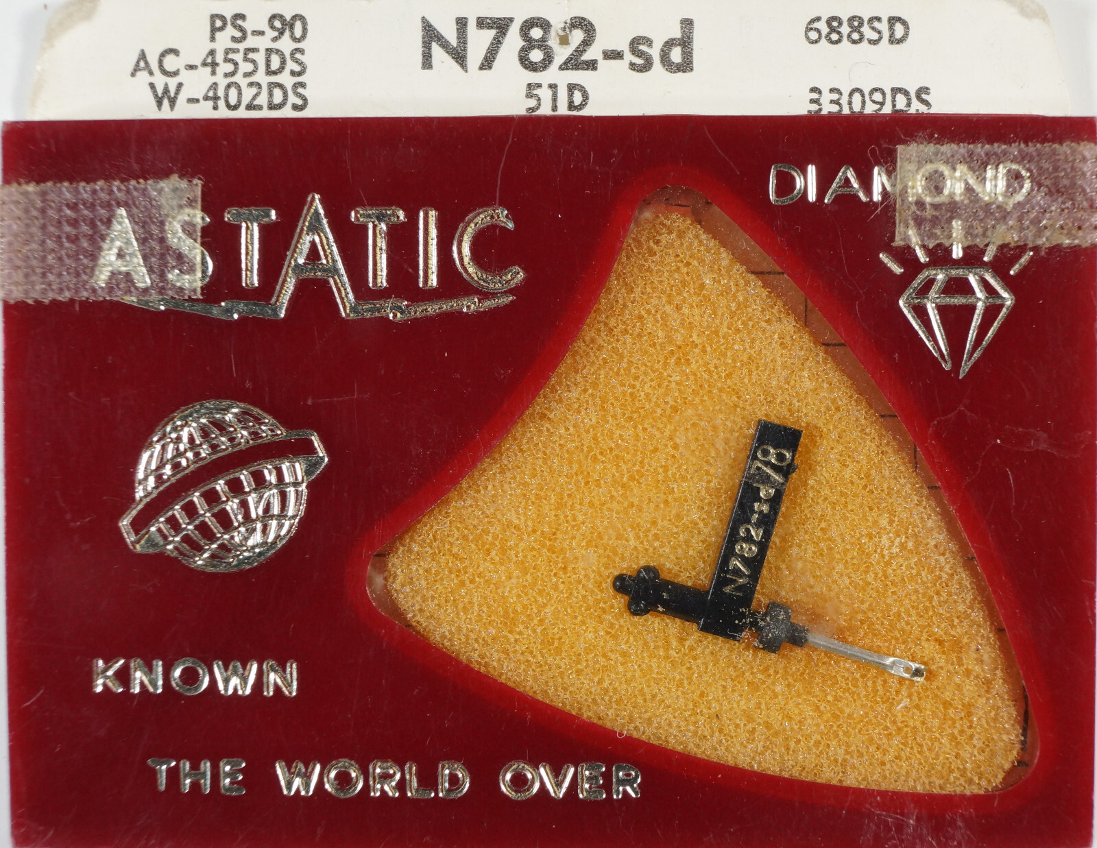 NOS Astatic Diamond Needle NN782-sd for TETRAD 51D 688sd 3309ds W-402DS PS-90