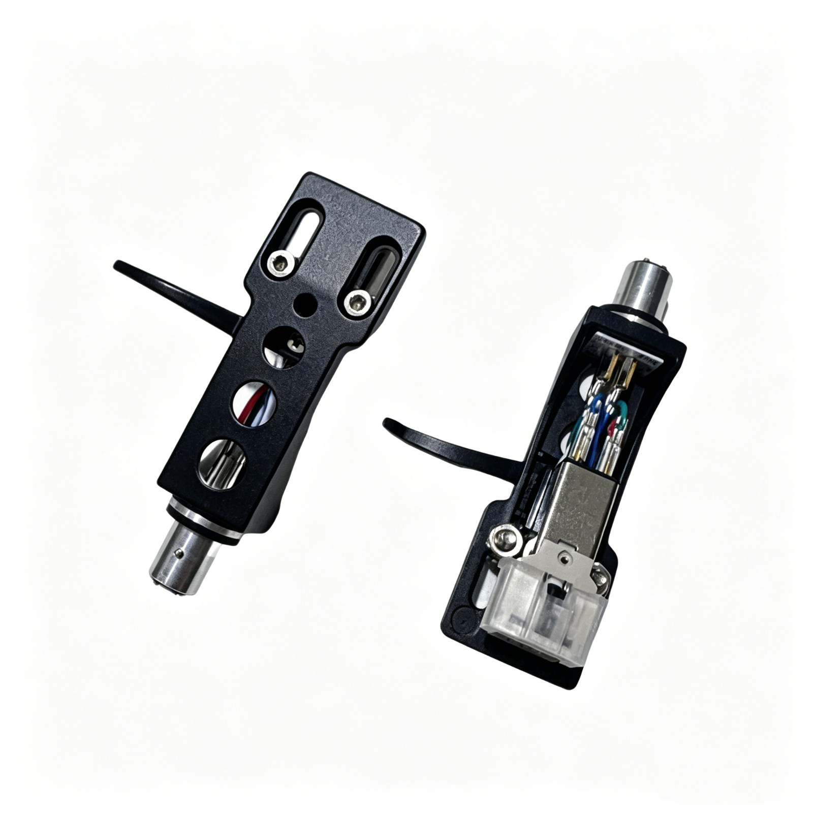 Silver/Black Headshell For Audio Technica AT-3600L Cartridge and Stylus 4 Pin