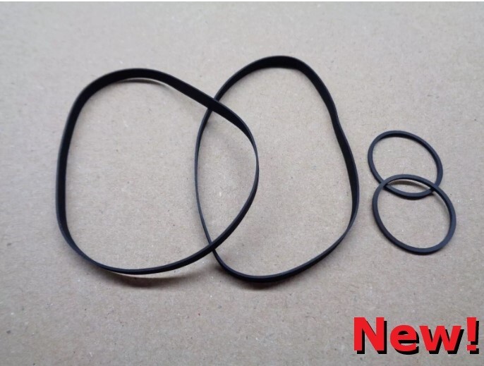 4 PCS BELT KIT FITS SONY DUAL CASSETTE PLAYER TC-WE605S TC-WR635S TC-WR545 NEW!!