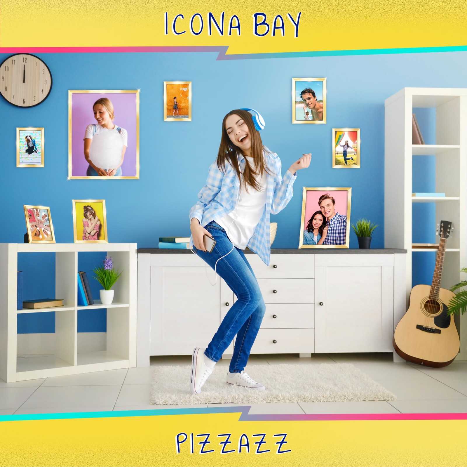 Icona Bay 4×6 Picture Frame, Gold Solid Wood Scandinavian Style 4×6,