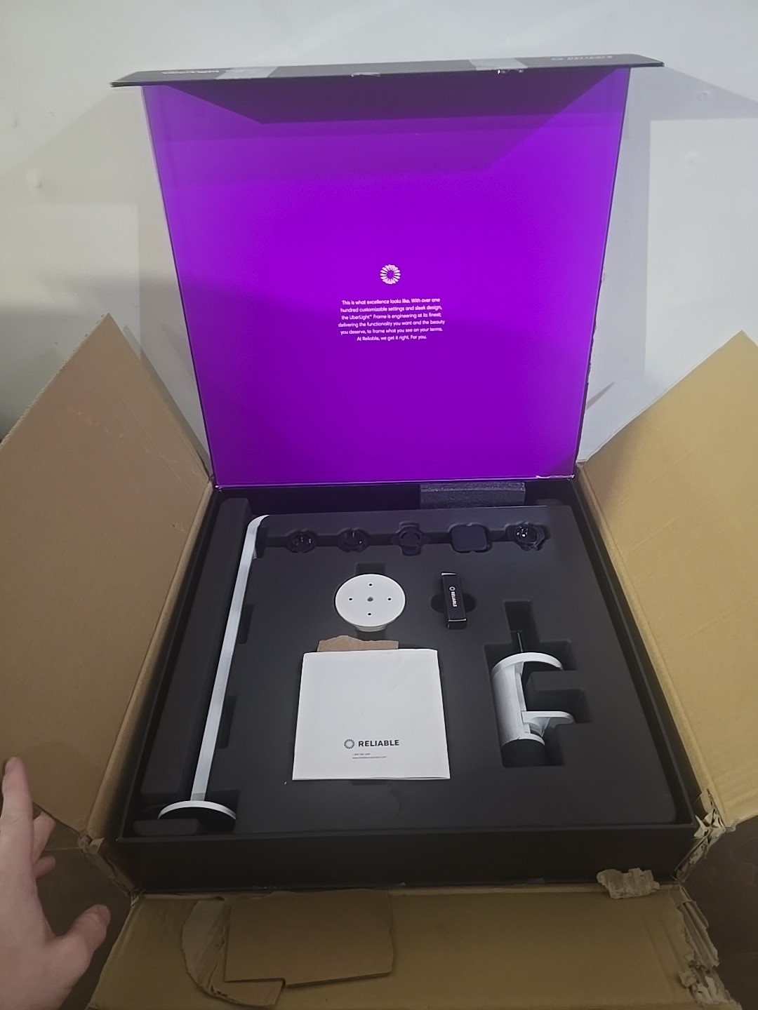 Reliable UberLight Frame Turntable Light 7100TL White