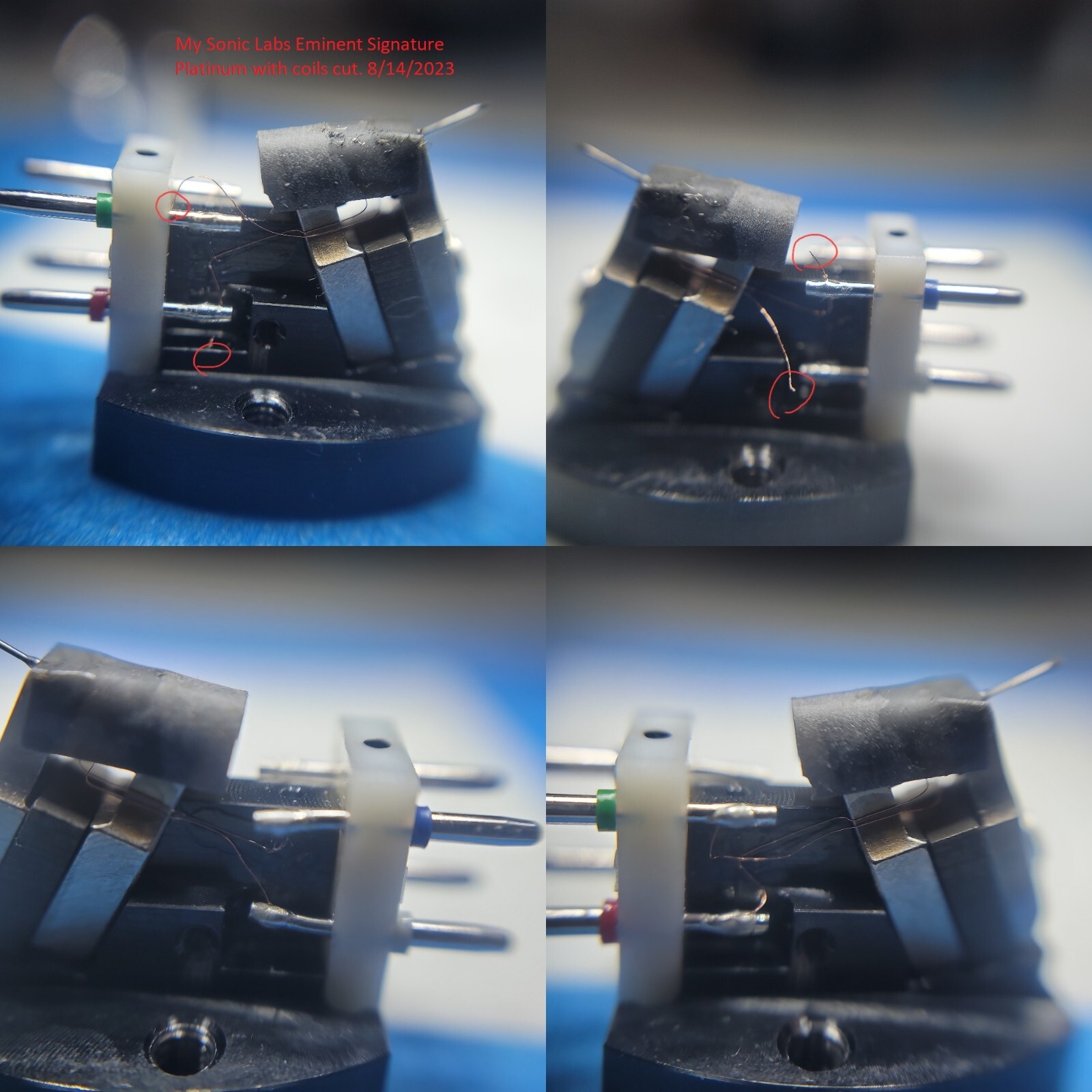 Moving Coil Phono Cartridge Coil Repair Service