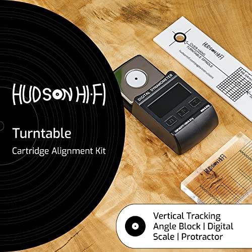 Turntable Cartridge Alignment Kit – Scale, Protractor, Ruler, Case