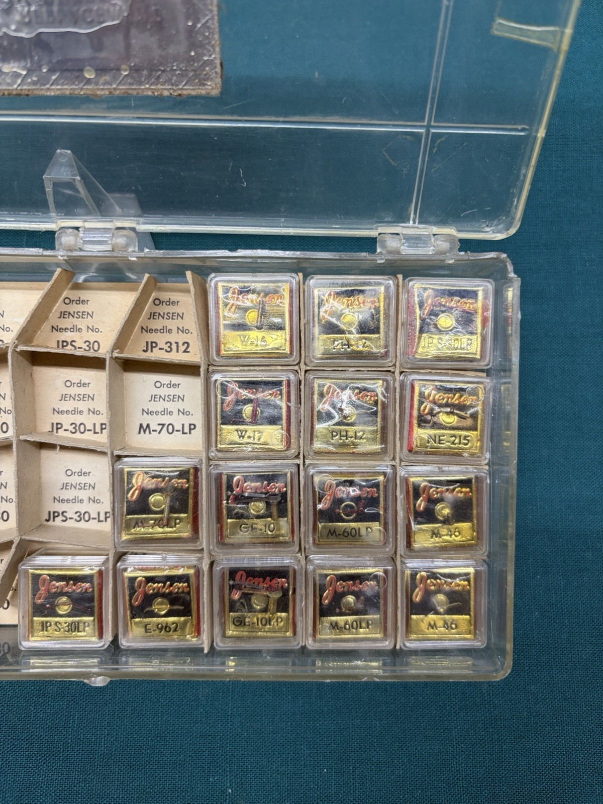 VTG Lot of 23 Jensen Replacement Phono Needles Combination No. 32 + Guide