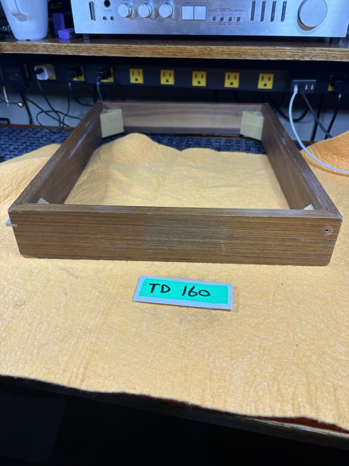 Thorens TD-160 PLINTH/BASE/CABINET Part (may fit 145/165/166/146/147/125)