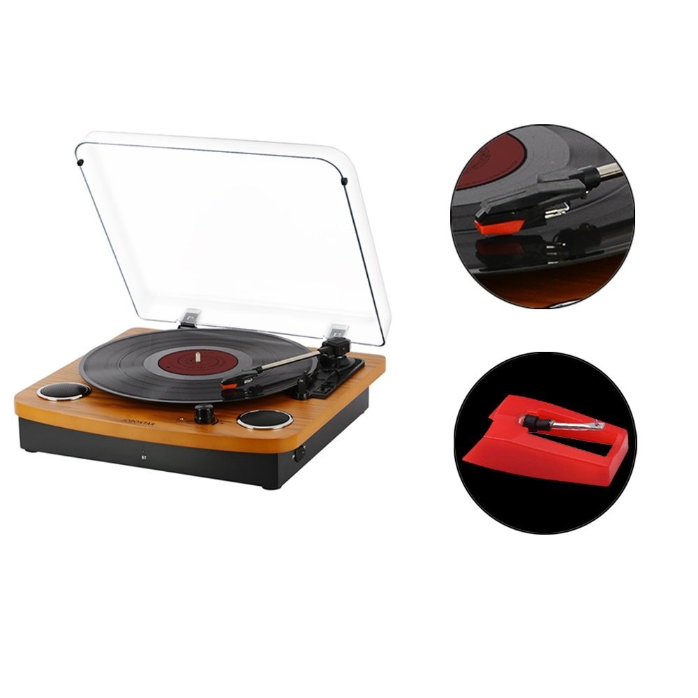 3Pcs Replacement Ruby Turntable Stylus Needles Record Player for Vinyl US Seller